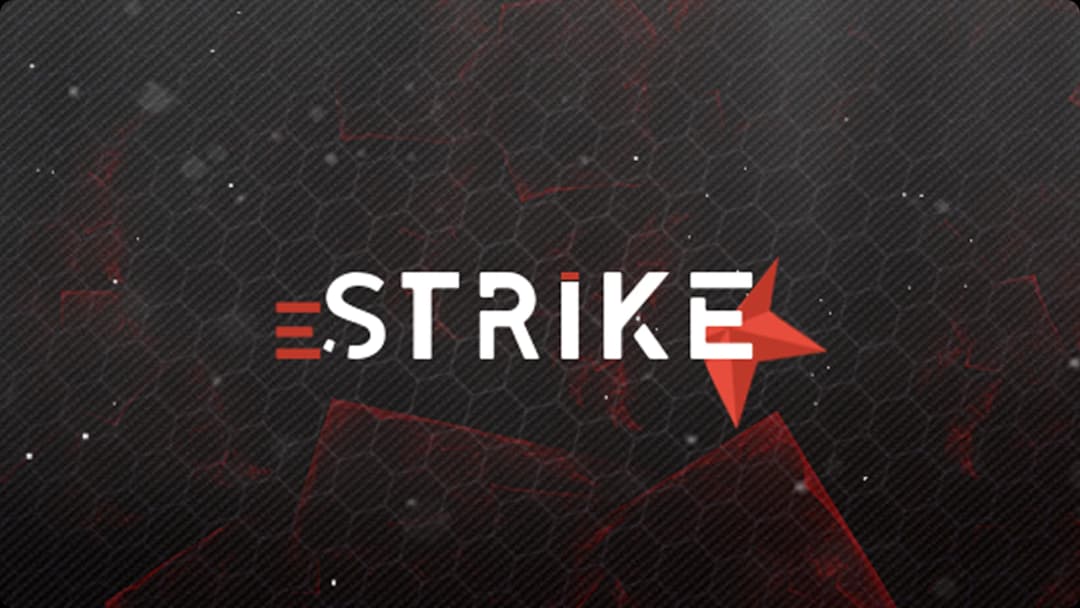 Projekt baneru wraz z logo dla estrike cup