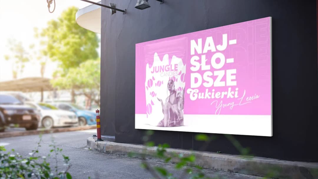 Projekt kampanii reklamowej jungle candies